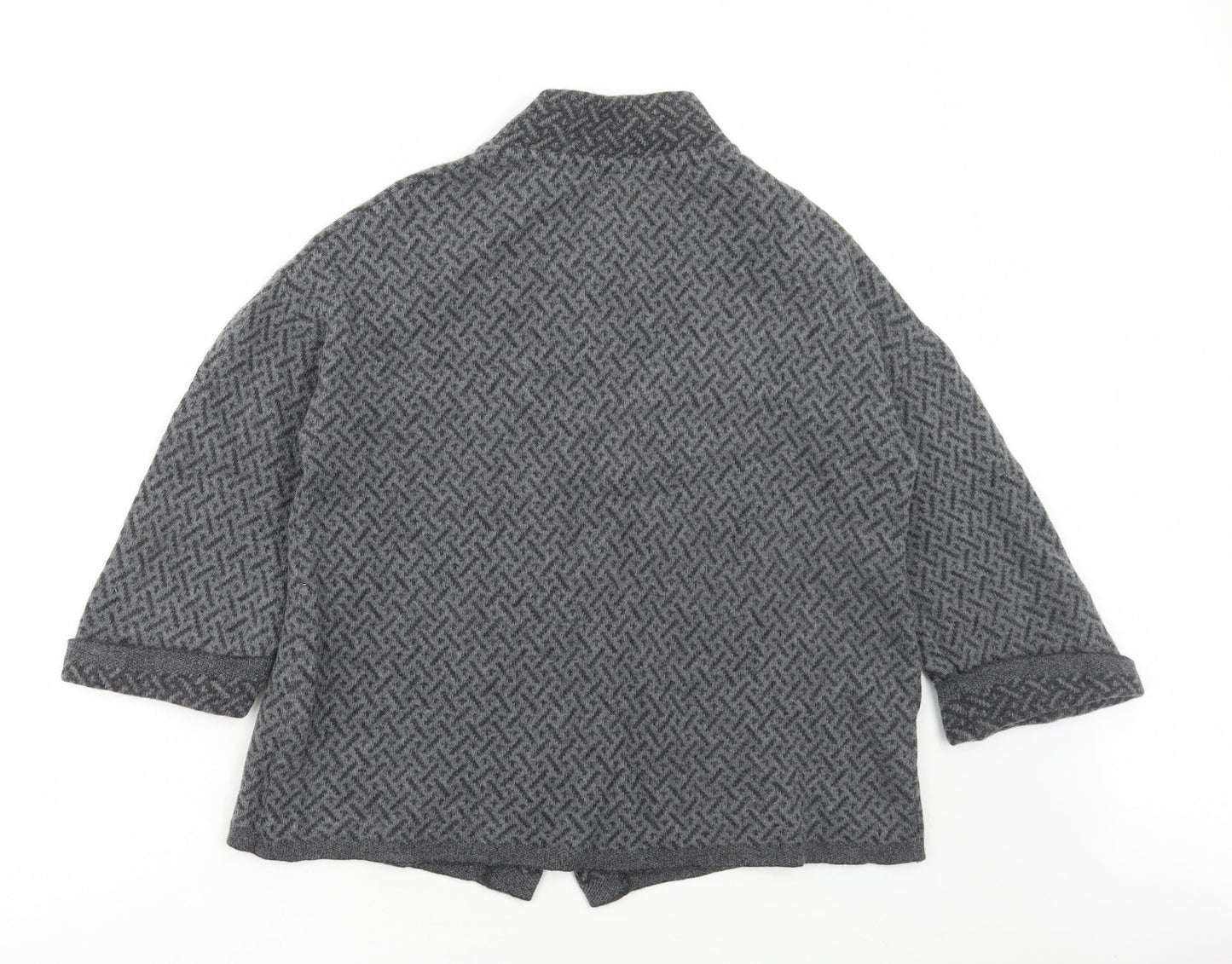 Womens UK Size M Chiaramente Grey Cape Jumper