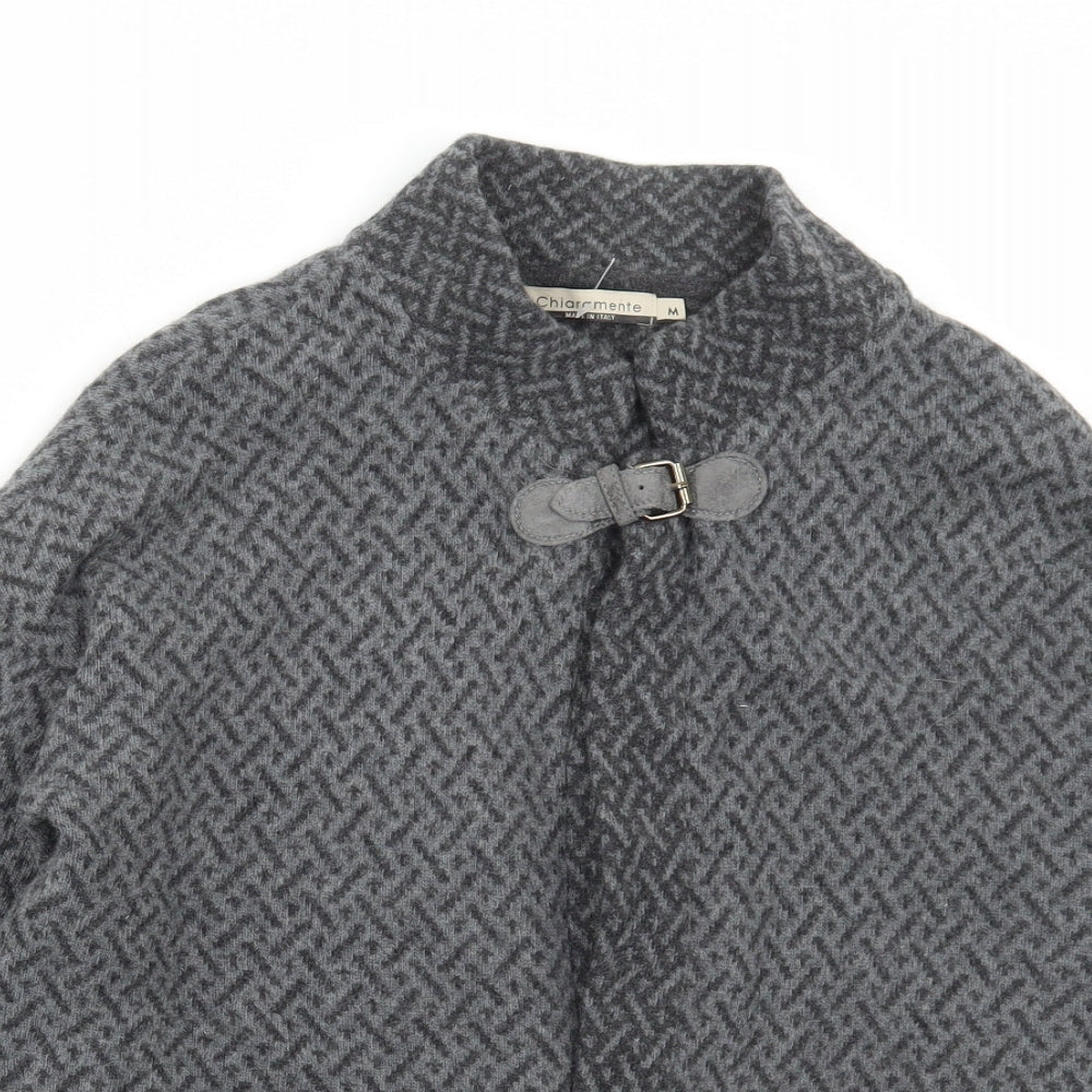 Womens UK Size M Chiaramente Grey Cape Jumper