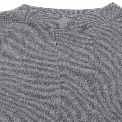 TU Womens Grey Polyester Pullover Sweatshirt Size 16 Pullover