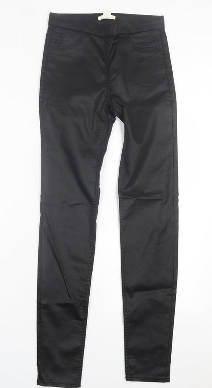 Womens UK Size 6 H&M Regular Fit Jegging Black Trousers
