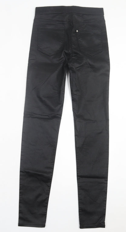 Womens UK Size 6 H&M Regular Fit Jegging Black Trousers