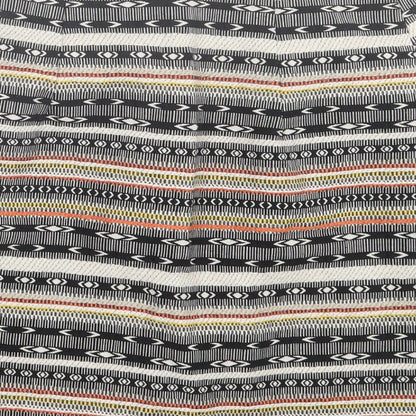 George Womens Multicoloured Geometric Polyester A-Line Skirt Size 8 Zip