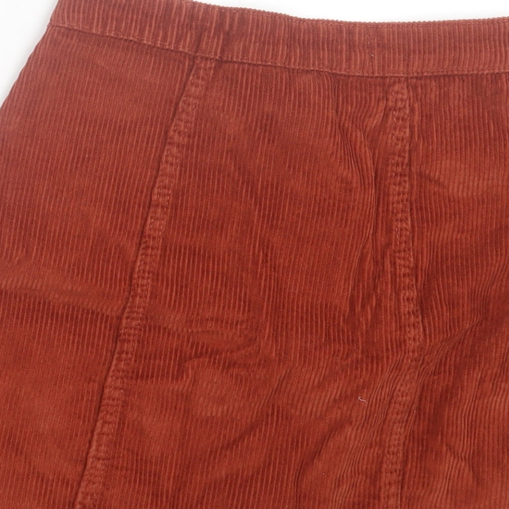 Womens UK Size 4 Denim & Co. A-Line Corduroy Skirt