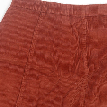 Womens UK Size 4 Denim & Co. A-Line Corduroy Skirt