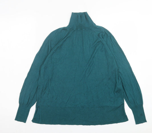 Womens UK Size S Zara Green Pullover Jumper