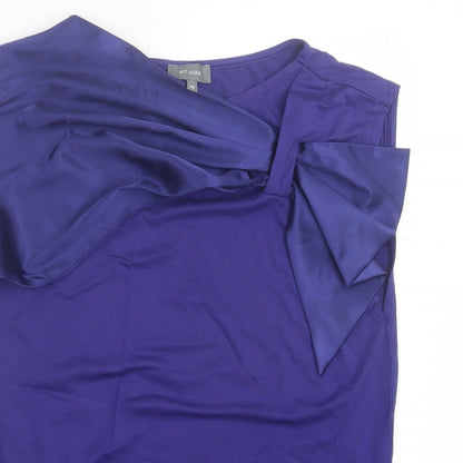 Womens UK Size 16 et Vous Purple Basic Tank