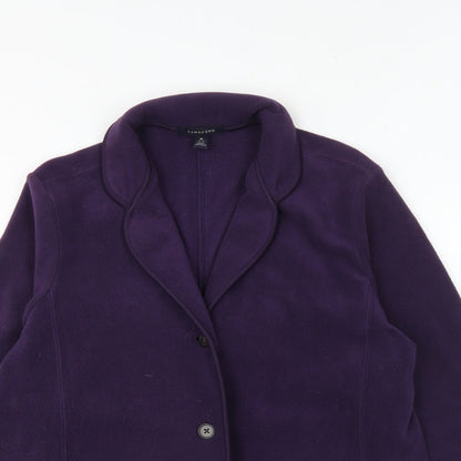 Womens UK Size M Lands' End Purple Jacket