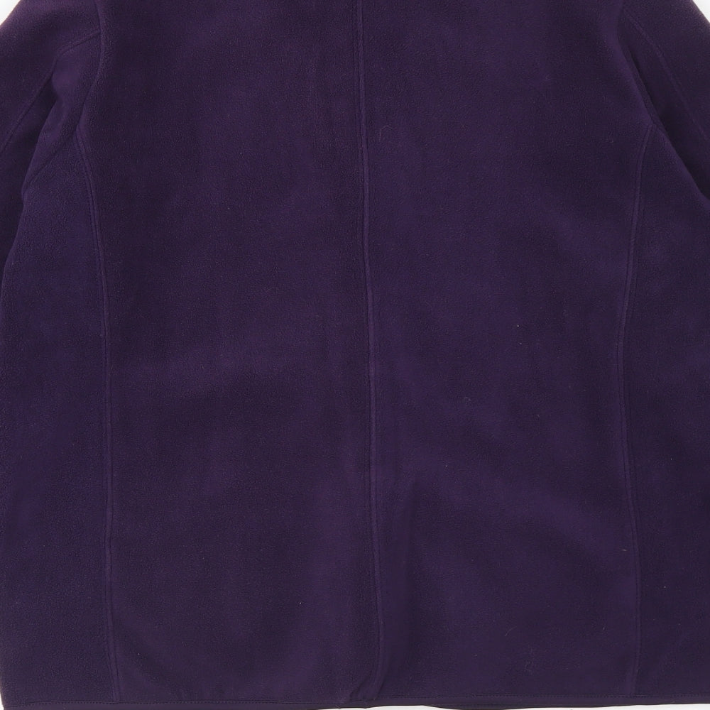 Womens UK Size M Lands' End Purple Jacket