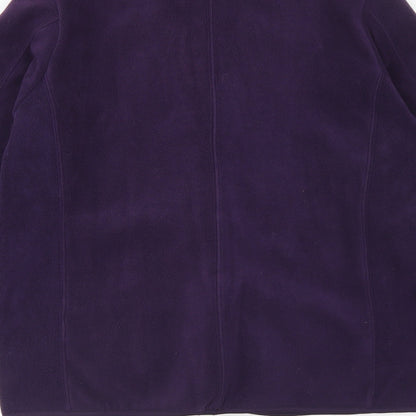 Womens UK Size M Lands' End Purple Jacket