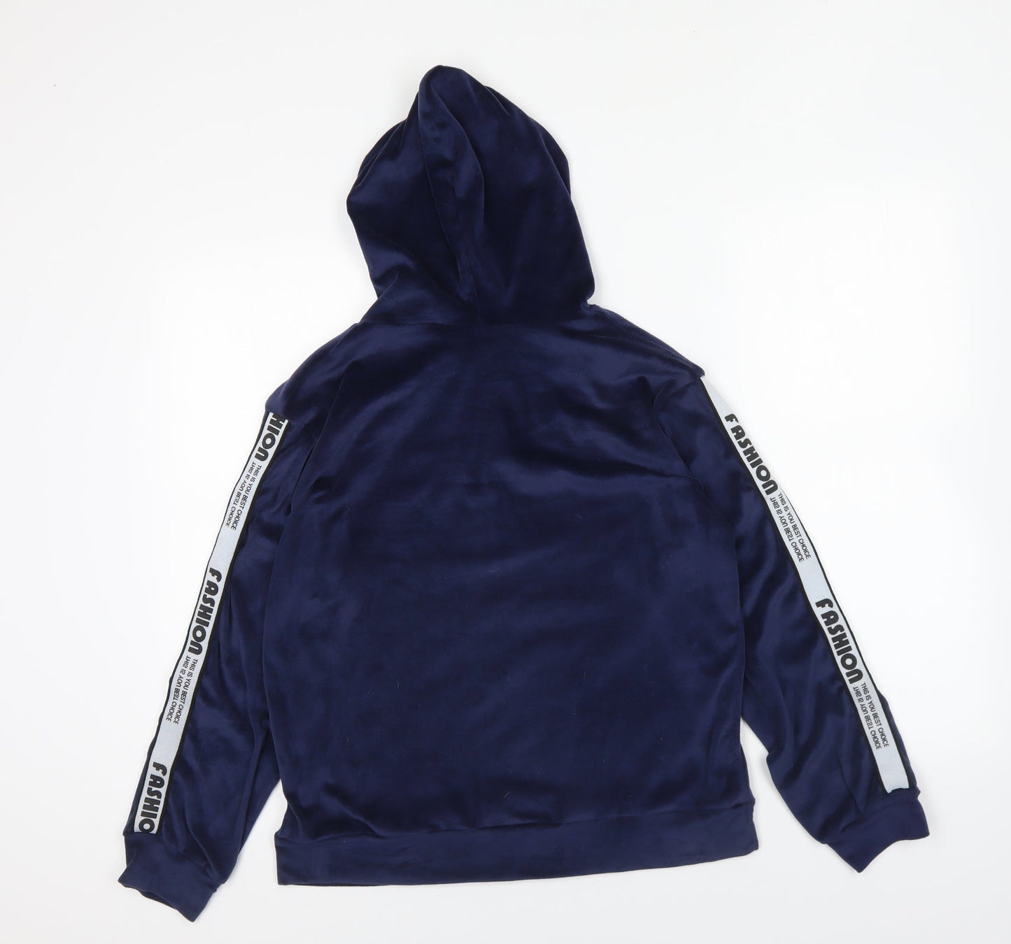 Preworn Womens Blue Polyamide Pullover Hoodie Size S Pullover