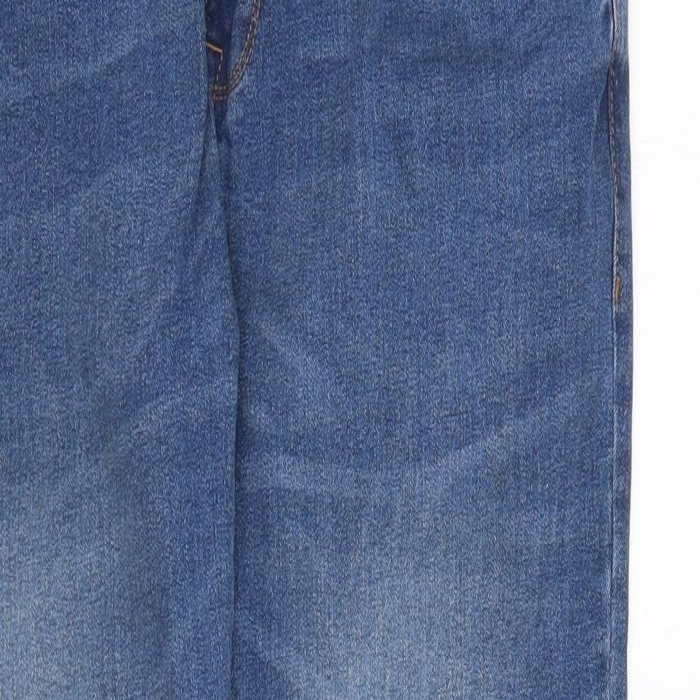365 Womens Blue Cotton Skinny Jeans Size 34 in L26 in Regular Button