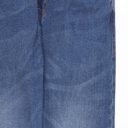 365 Womens Blue Cotton Skinny Jeans Size 34 in L26 in Regular Button