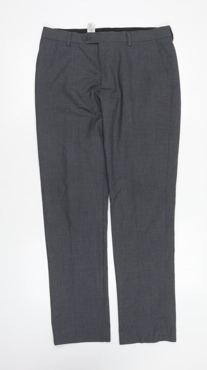 Womens UK Size 32 in NEXT Regular Fit  Grey Trousers
