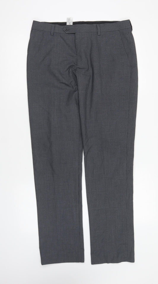 Womens UK Size 32 in NEXT Regular Fit  Grey Trousers
