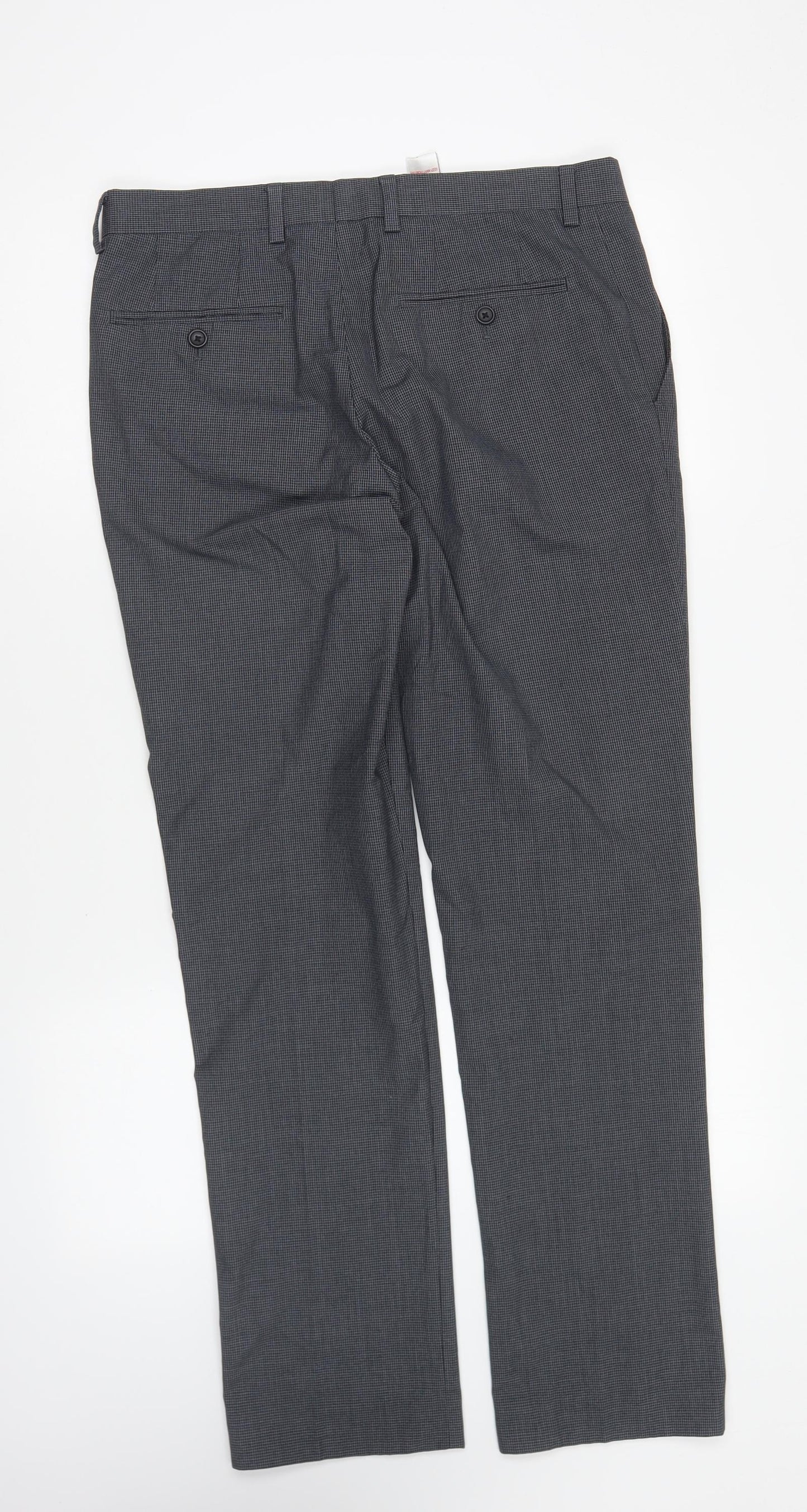 Womens UK Size 32 in NEXT Regular Fit  Grey Trousers