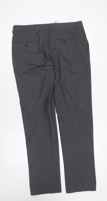 Womens UK Size 32 in NEXT Regular Fit  Grey Trousers