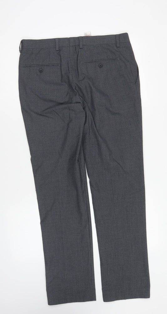 Womens UK Size 32 in NEXT Regular Fit  Grey Trousers