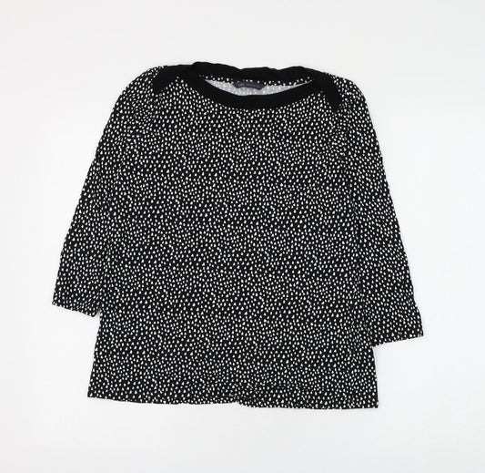 Womens UK Size 12 Marks and Spencer Blue Basic Blouse