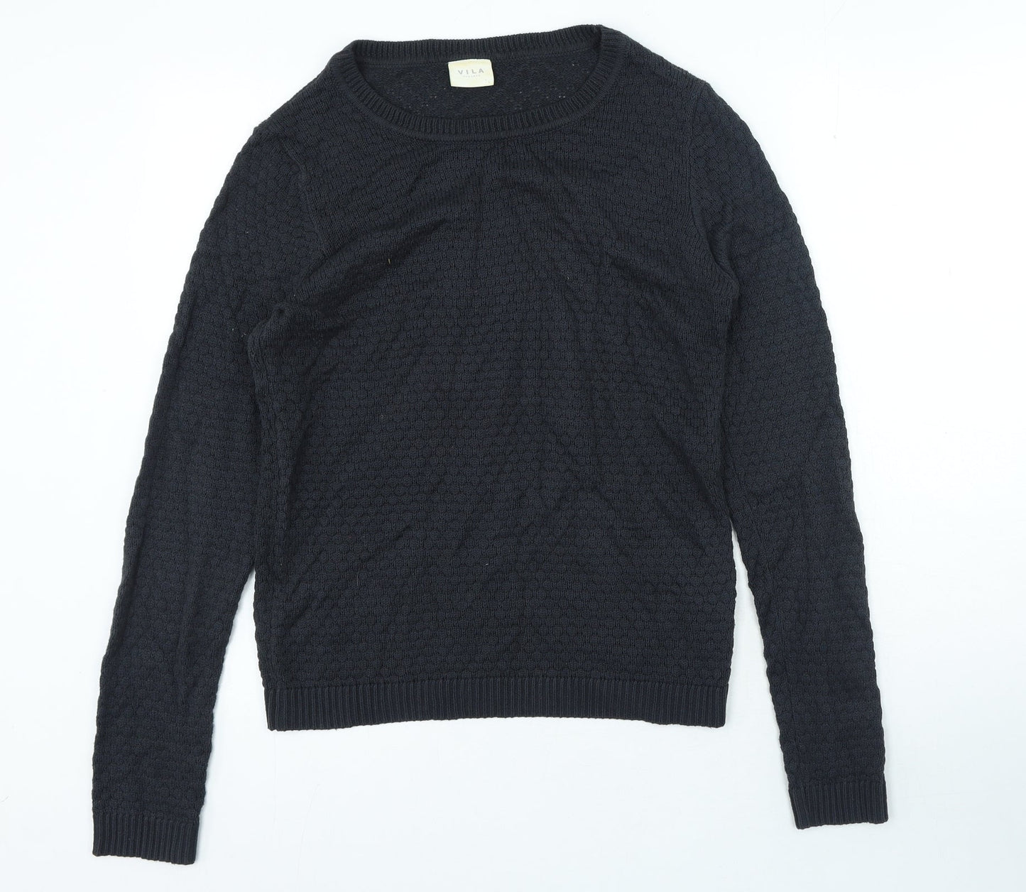 Womens UK Size L VILA Grey Pullover Jumper