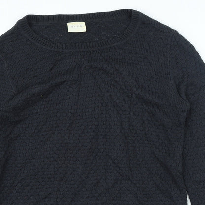 Womens UK Size L VILA Grey Pullover Jumper