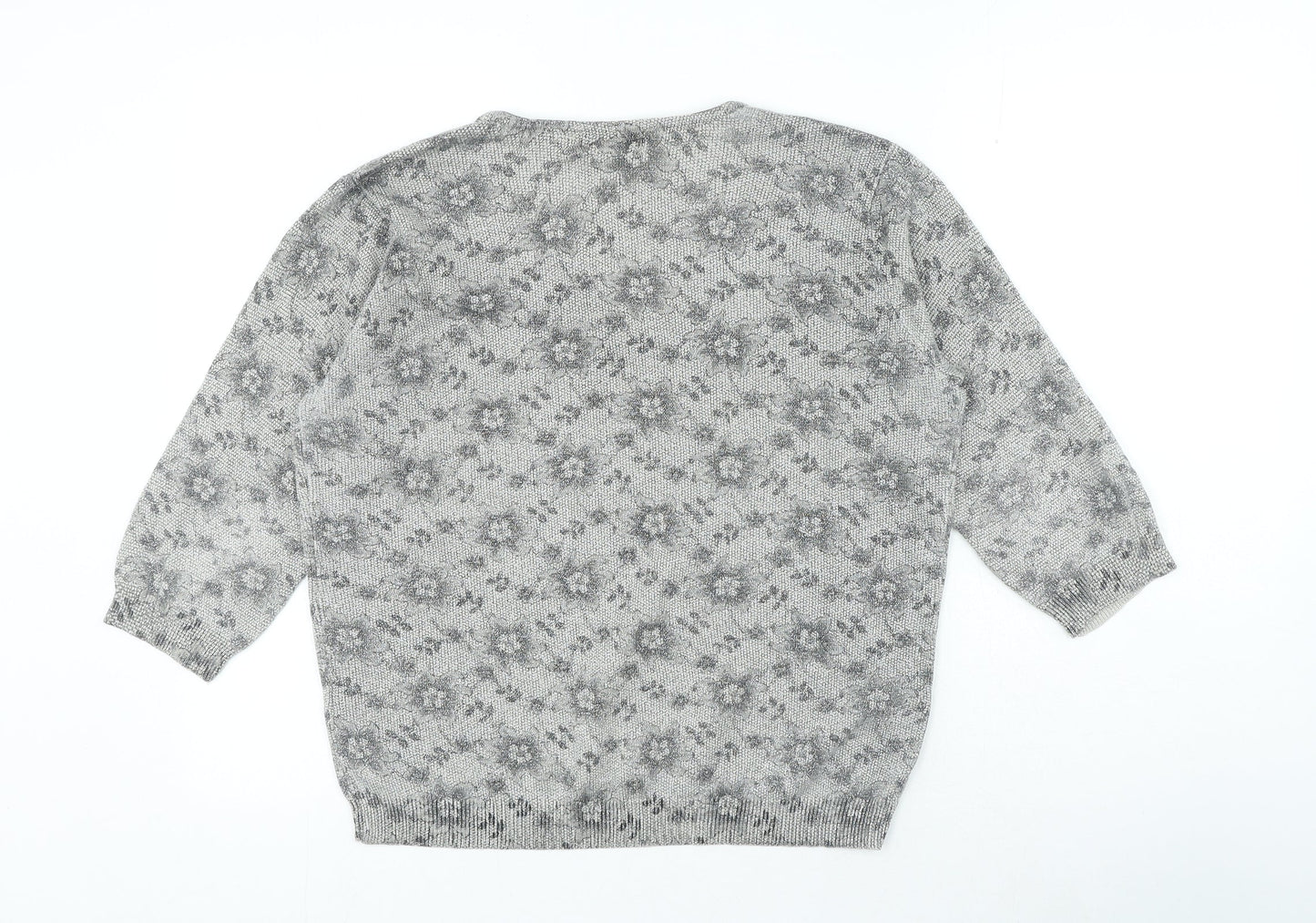 Womens UK Size M Bonmarché Grey Pullover Jumper