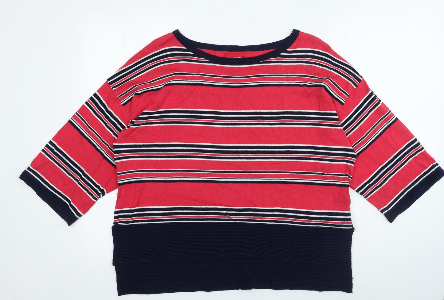 Womens UK Size 12 NEXT Red Pullover Jumper