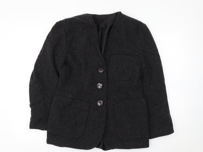 Womens UK Size 12 Expressions Black Jacket