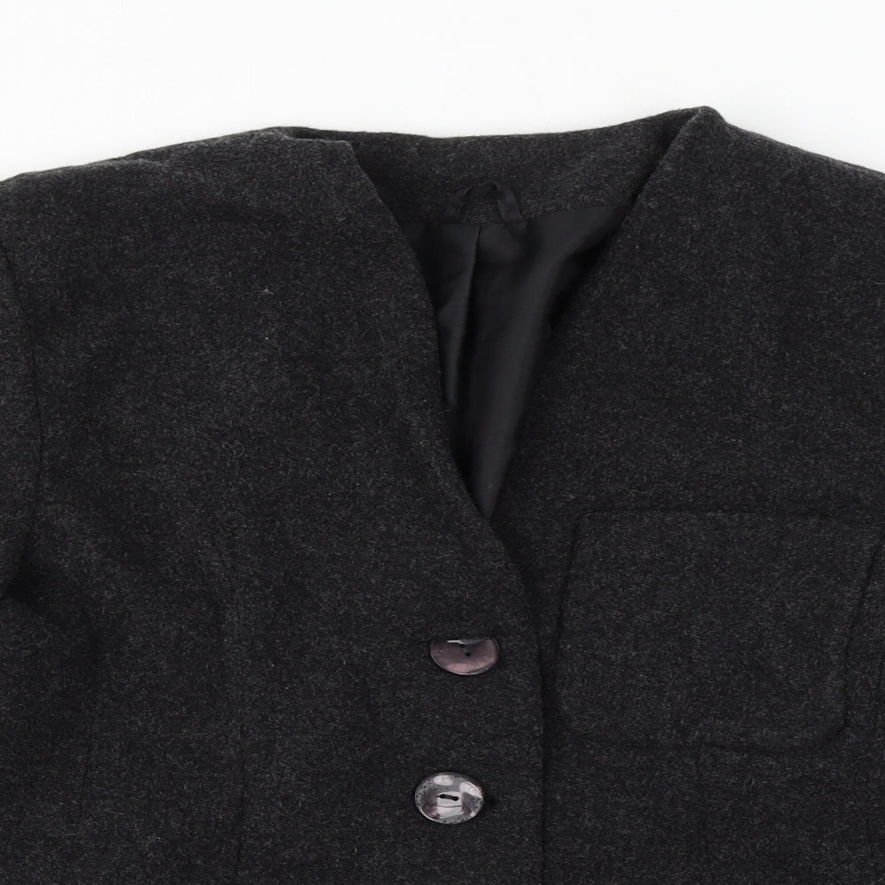 Womens UK Size 12 Expressions Black Jacket