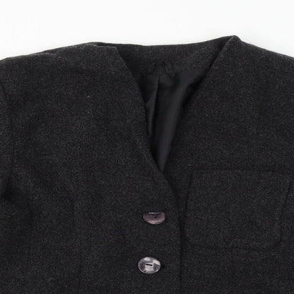 Womens UK Size 12 Expressions Black Jacket