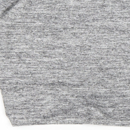George Girls Grey Polyester Pullover Sweatshirt Size 6-7 Years Pullover - Butterfly