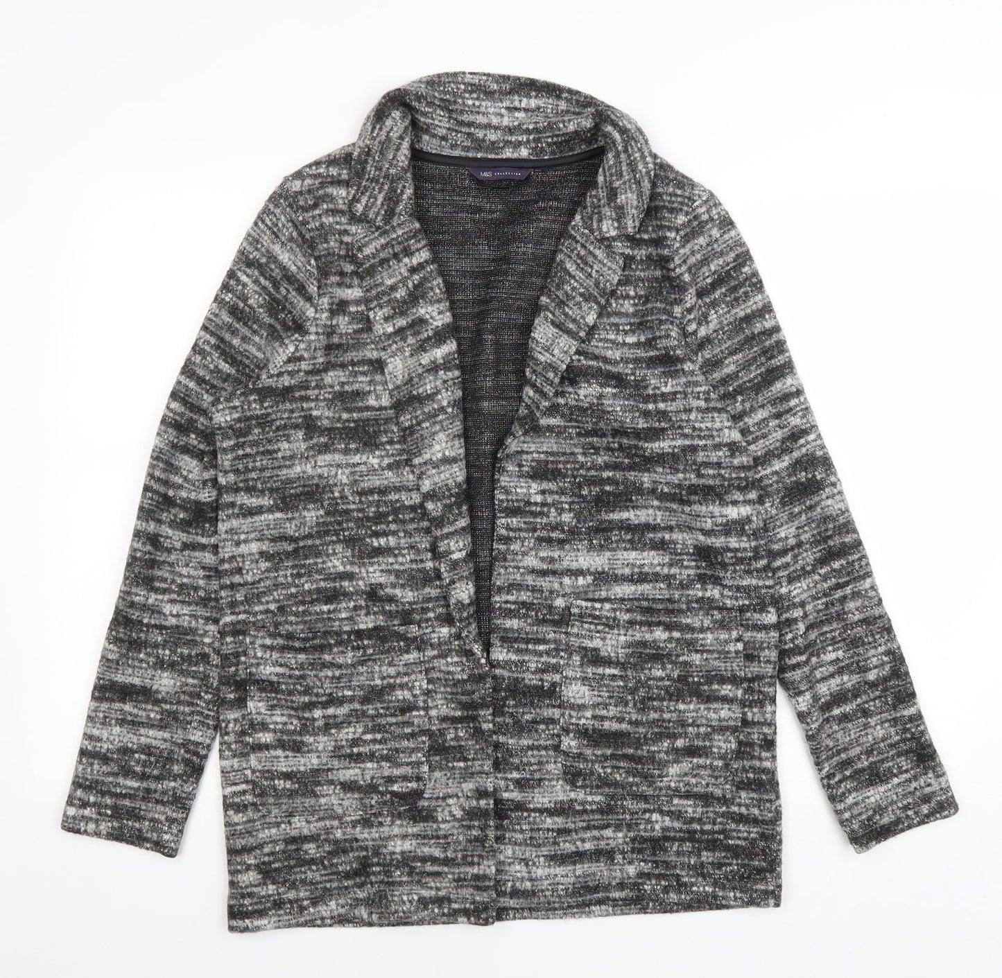 Womens UK Size 10 Marks and Spencer Grey Jacket