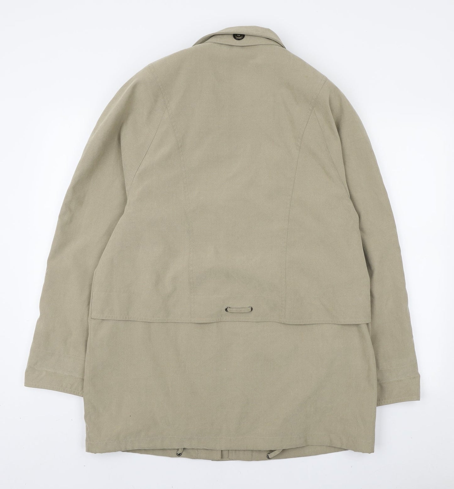 Womens UK Size M Preworn Beige Overcoat