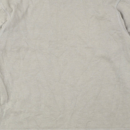 Blue Harbour Mens Green Crew Neck Cotton Pullover Jumper Size S