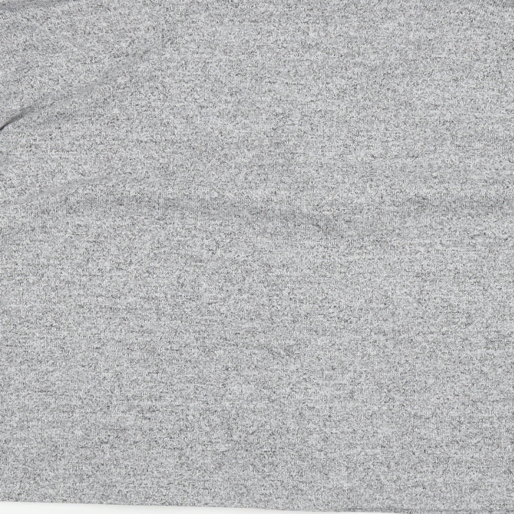 George Womens Grey V-Neck Polyester Cardigan Jumper Size L - Button up