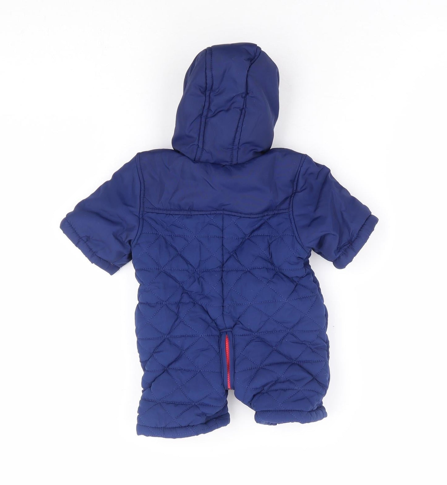 Mini Club Baby Blue Parka Snowsuit Size Newborn Zip