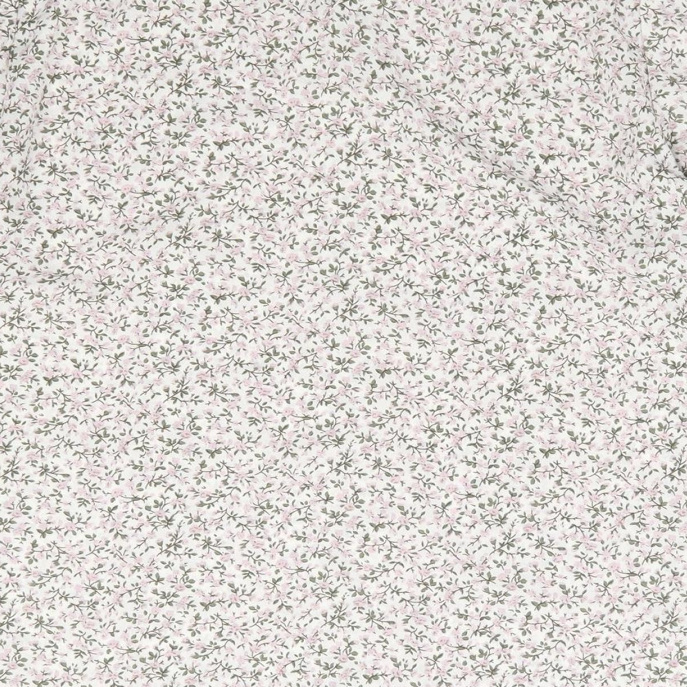 SheIn Womens White Floral Polyester Basic T-Shirt Size M Round Neck