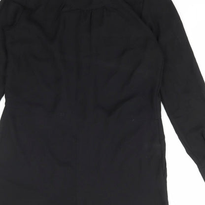 Limited Edition Womens Black Polyester Playsuit One-Piece Size 12 Button