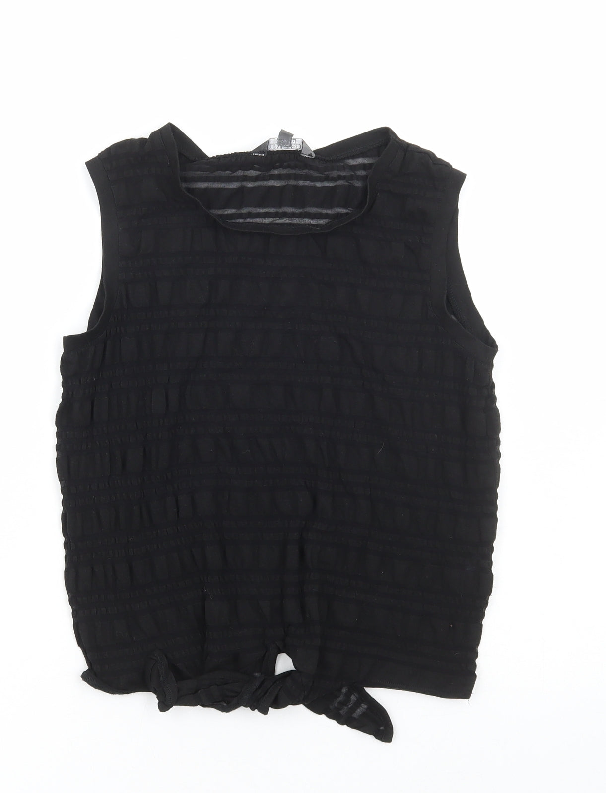 Womens UK Size 14 Limited Collection Black Basic Tank