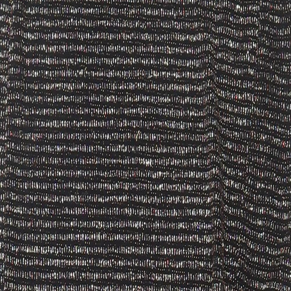 Miss Selfridge Womens Black Polyamide Maxi Skirt Size 4