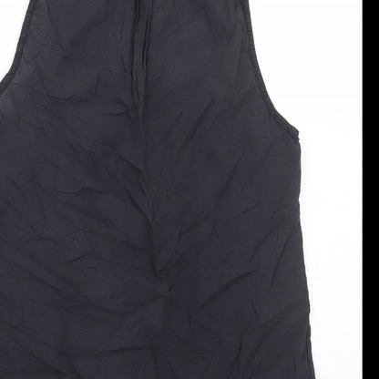 Womens UK Size 8 Divided by H&M Black Basic Tank