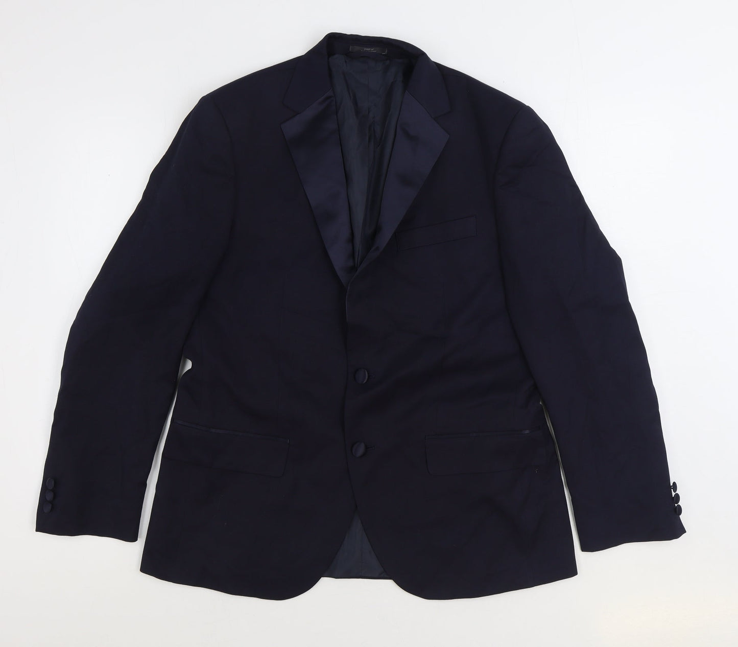 Mens UK Size 38 Marks and Spencer Regular Blue Suit Jacket