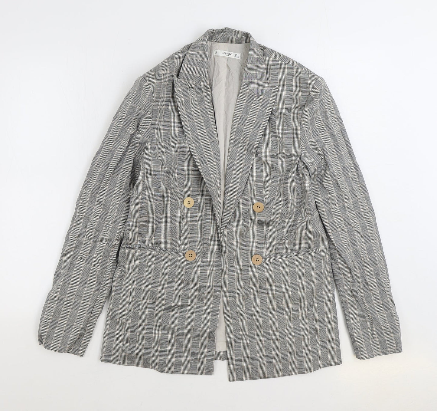 Womens UK Size S Mango Grey Jacket