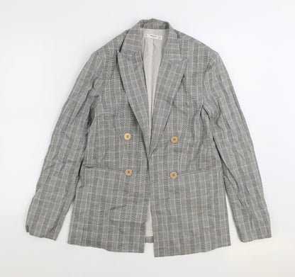 Womens UK Size S Mango Grey Jacket