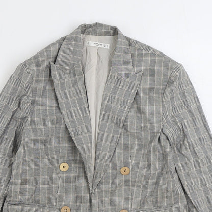 Womens UK Size S Mango Grey Jacket