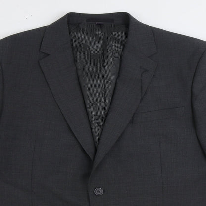 Marks and Spencer Womens Grey Wool Jacket Suit Jacket Size 46