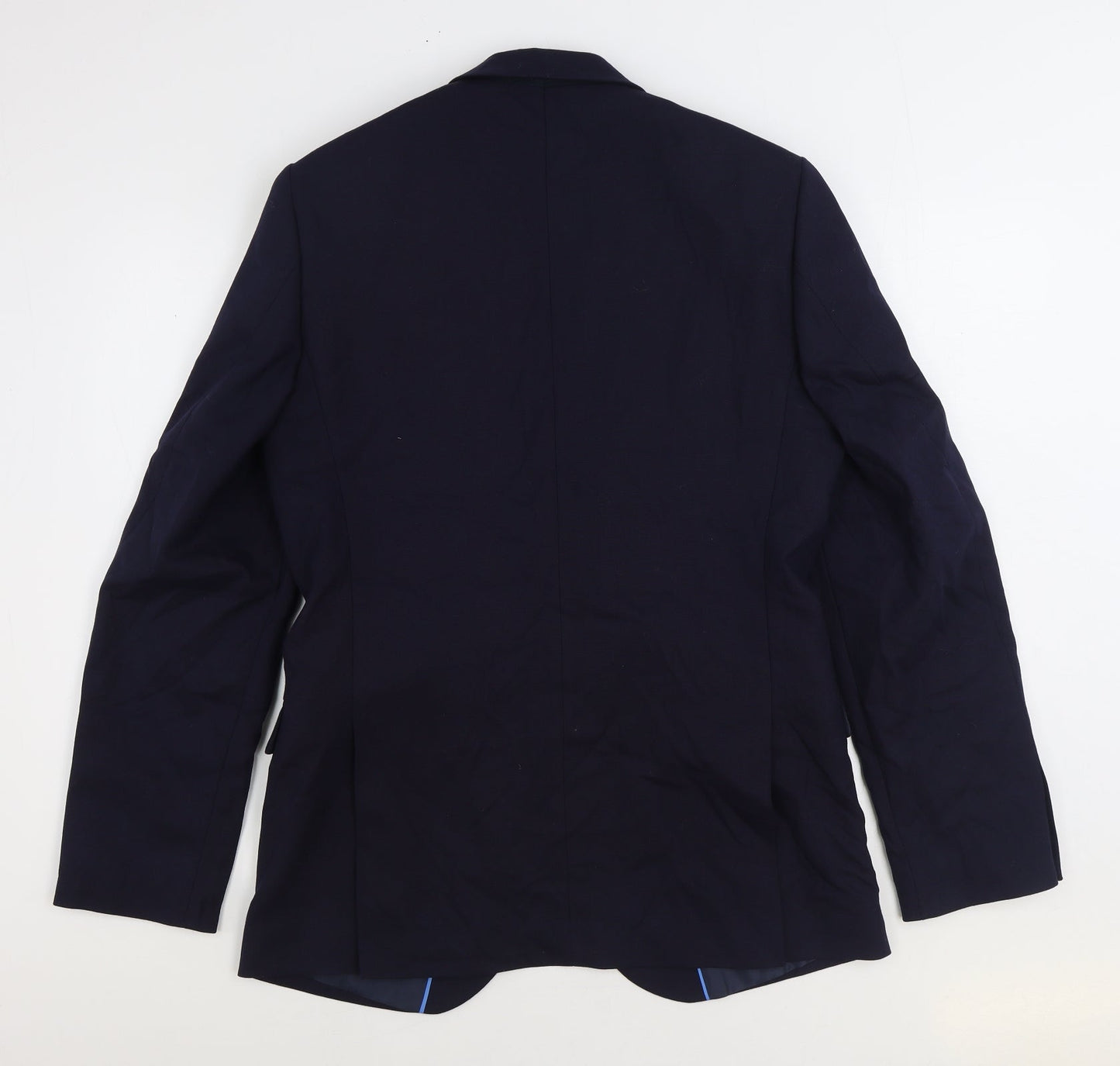 Mens UK Size 40 Marks and Spencer Regular Blue Suit Jacket