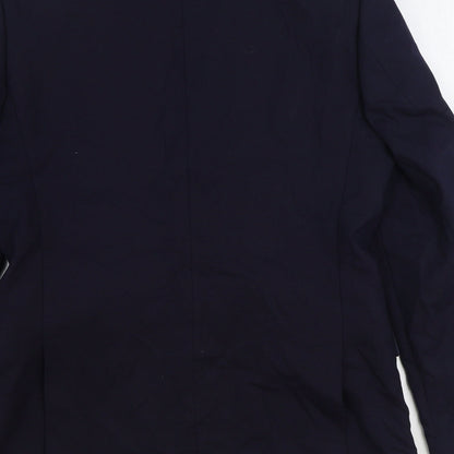 Mens UK Size 40 Marks and Spencer Regular Blue Suit Jacket
