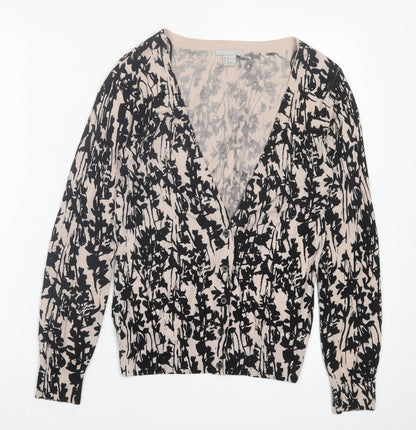 Womens UK Size XS H&M Black Cardigan Jumper