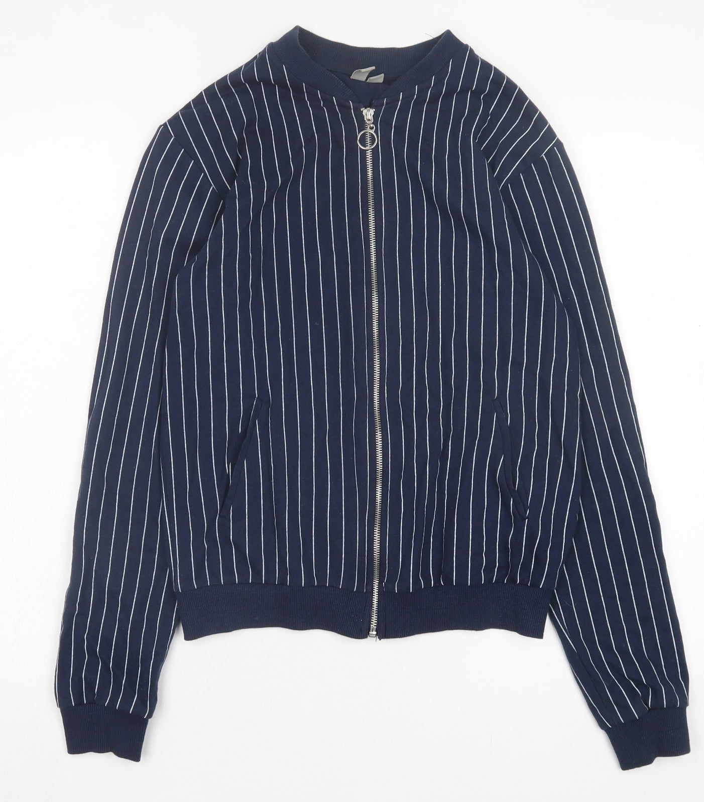 Womens UK Size 8 ASOS Blue Full Zip Sweatshirt