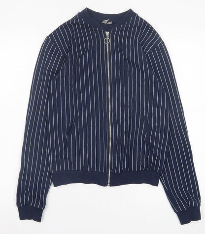 Womens UK Size 8 ASOS Blue Full Zip Sweatshirt
